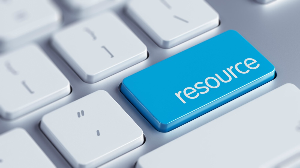 blue resource button on keyboard