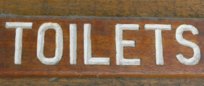 toilets sign