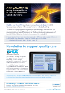 enuresis award flyer