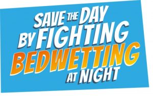 save the day by fighting bedwetting at night graphic