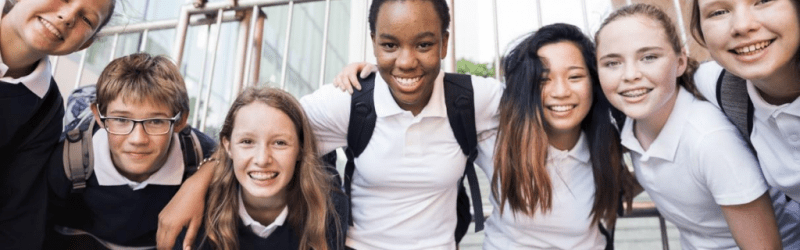 group of schools children