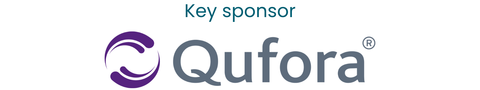 Key sponsor Qufora